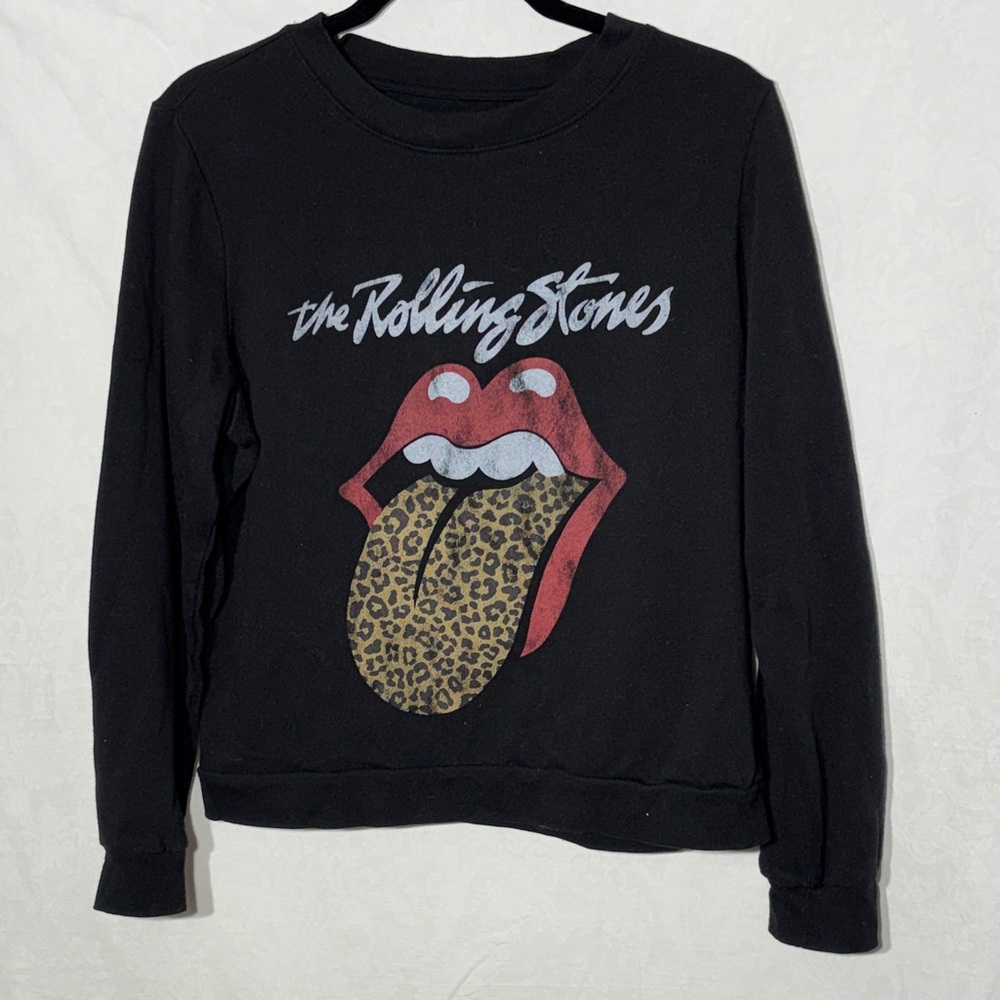 The Rolling Stones Black V-Neck Shirt